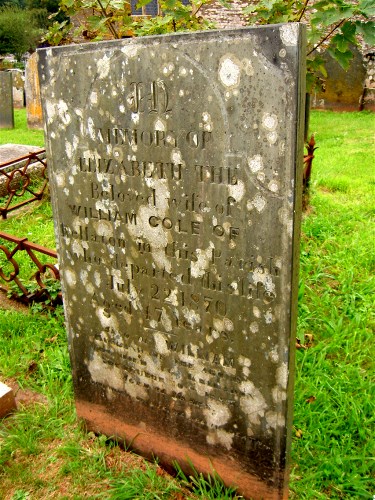 grave of elizabeth cole